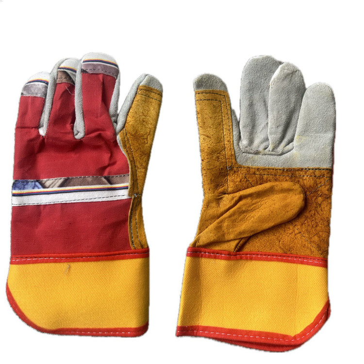 دستکش جوشکاری کره ای کف دوبل